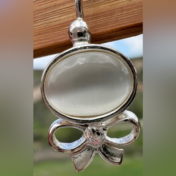 🎁 NEW 925 SS & Polished Selenite Earrings - Picture 5 of 8